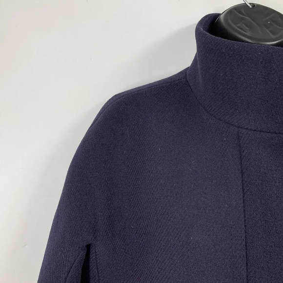 J.Crew Women's Stadium Cloth Nello‎ Gori Cocoon Wool Coat Jacket Size 2 - Picture 3 of 12